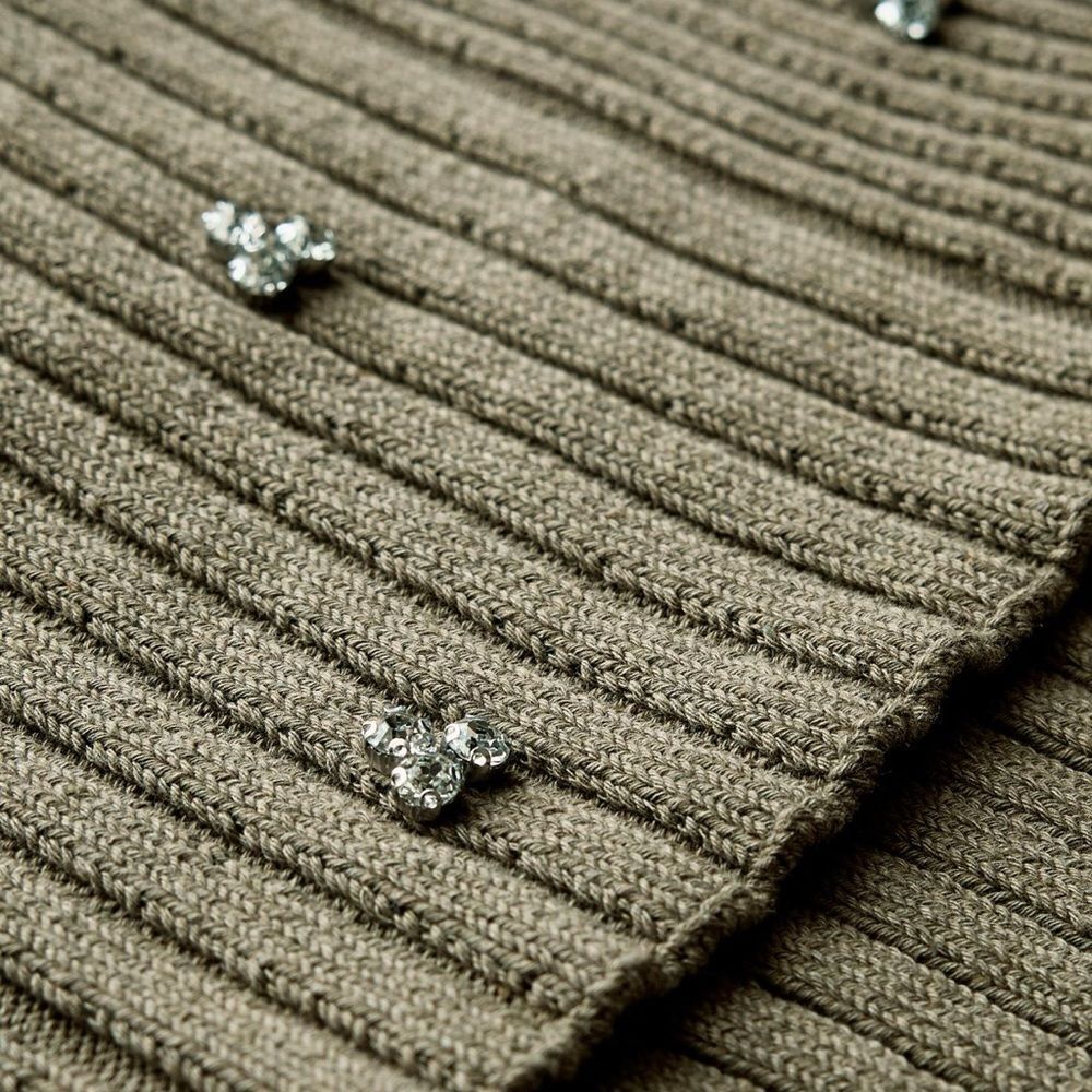 Zara jewel beaded off the shoulder knit top - Picture 7 of 7